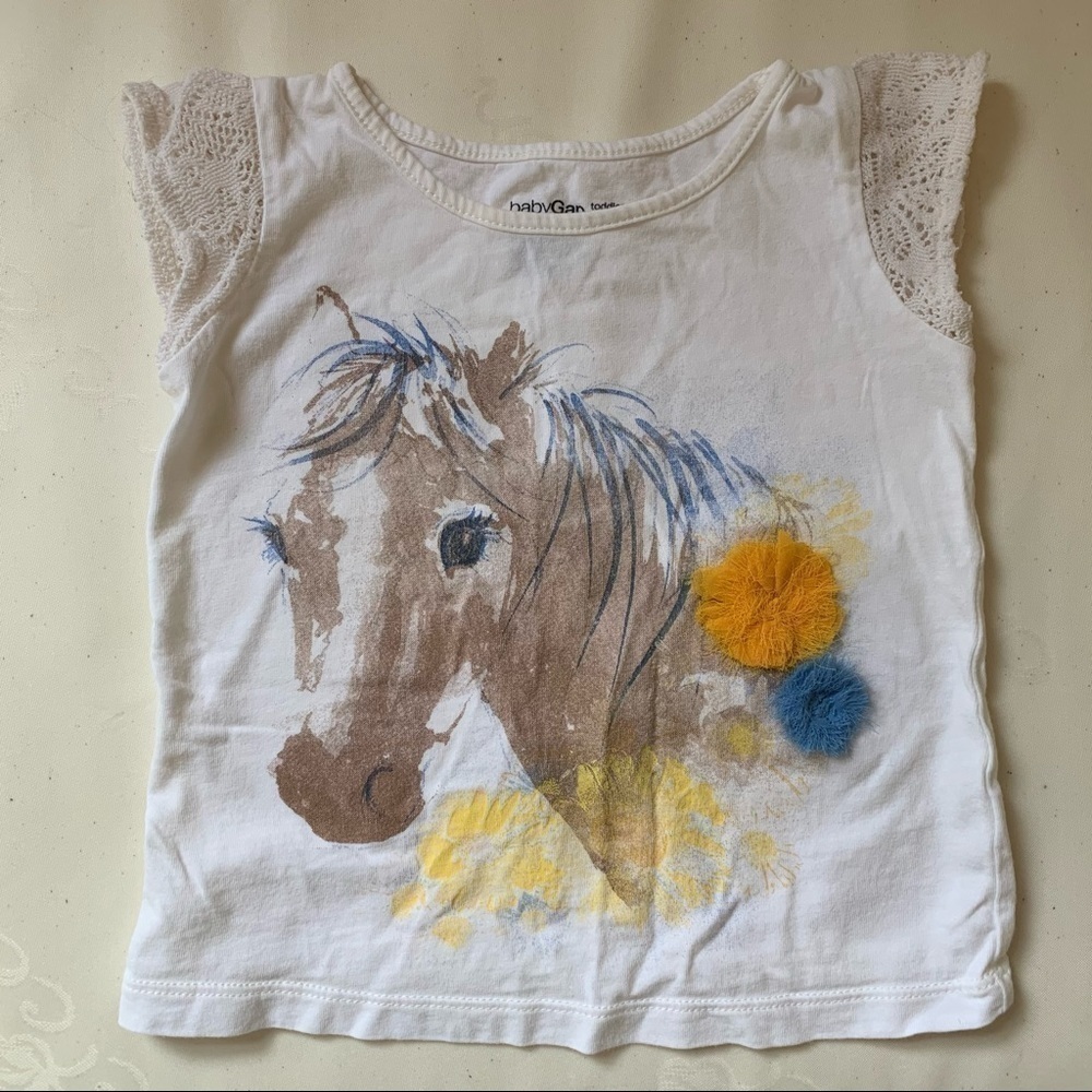 𝅺gap| Short sleeve shirt- Size 18-24 months